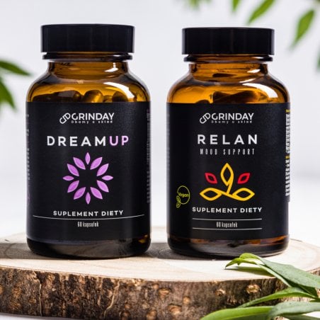 STRESS + SLEEP - GRINDAY RELAN + GRINDAY DREAM UP